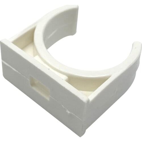 Manufacture wholesale PVC saddle clamp for 25mm tube clips