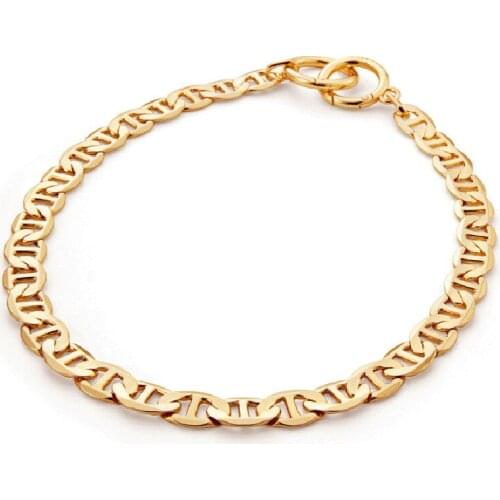 Wide day chain Cuba Necklace womens fashion sweater chain long 2021 hip hop chain chocker