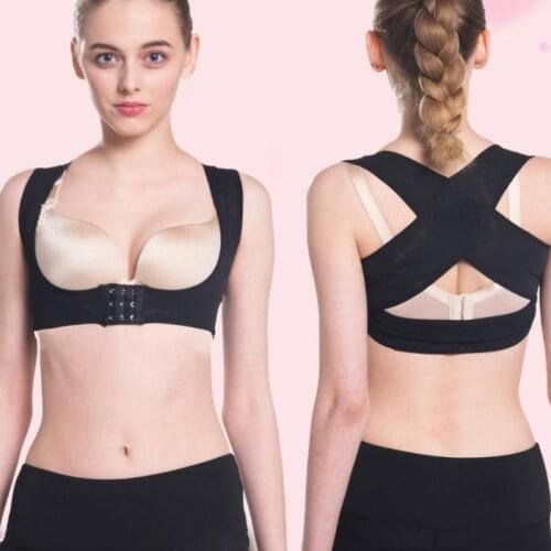 ZITY Breathable Women Chest Brace Support Adjustable Humpback Correction Belt Adults Correction Corrective Vest Back Corrector