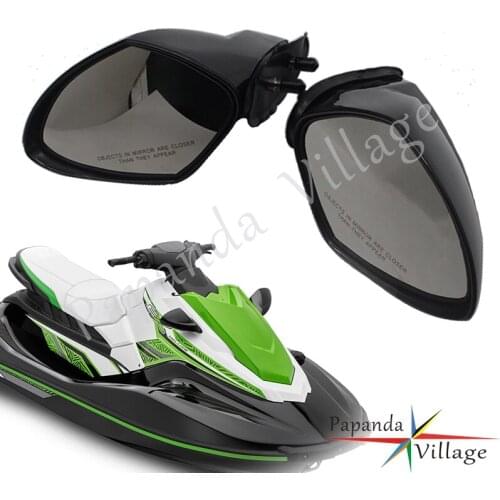 1 Pair Motorboat ABS Side Rear View Mirror For Yamaha WaveRunner VX110 Deluxe VX 110 Sport Cruiser 2005-2009 Custom Accessories