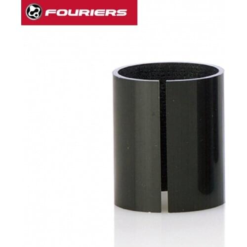 1pc FOURIERS Bicycle Stem Fork Tube Adapter Carbon UD 31.8 X 28.6mm Bike Fork Tube Shim