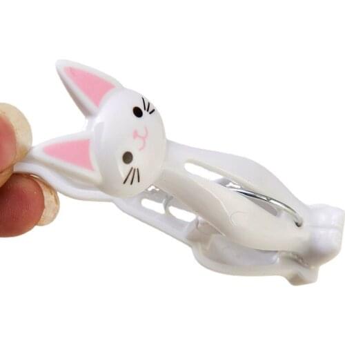 4Pcs Cute Cats Plastic Clothes Pegs Clothespins Cartoon Beach Towel Clips Bed Office Accessories