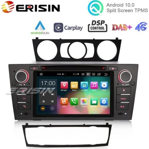 Erisin 8167 7" 64G Android 10.0 Car Multimedia for BMW M3 E90 E92 E93 CarPlay & Auto GPS TPMS DAB+ DSP DVD Player