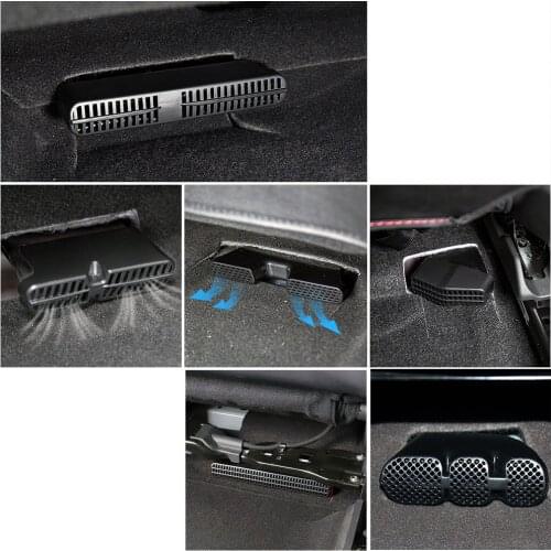 For Honda Accord CRV CR-V Civic City Vezel HR-V Jazz Fit Seat AC Heat Floor Air Conditioner Vent Outlet Cover Grill Trim