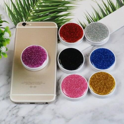 Phone holder ring glitter Finger Holder Phone Smartphone Desk Stand Grip Mount For Huawei Samsung Xiaomi desk stand phone socket