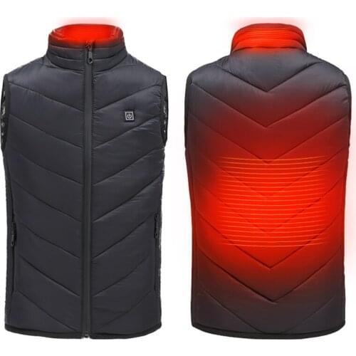 Childrens Outdoor Heated Jacket Heating Vest Hiking Clothing USB Charging Intelligent Electric Heated Vest Heating Clothes