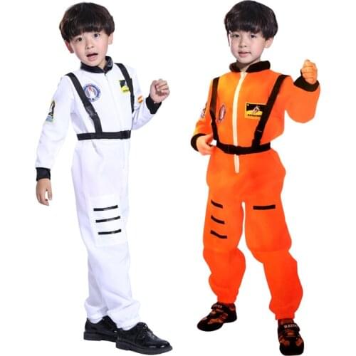 Childrens Party Game Astronaut Costume Role-playing Halloween Costume Carnival cosplay Full Dressing Ball kids Rocket Space suit