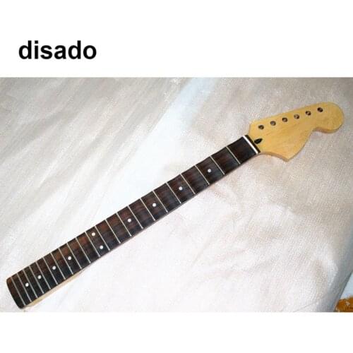 Disado 21 22 Frets big headstock maple Electric Guitar Neck rosewood scallop fretboard glossy paint guitar accessories