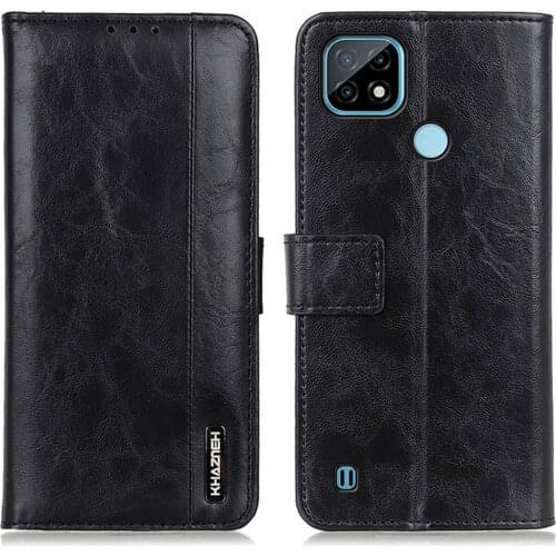 Realme C21 2021 Flip Wallet Case for OPPO Realme C21 C 21 Retro Leather Magnetic Card Holder Cover Real Me C21 Phone Case
