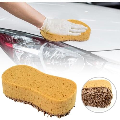 Extra Large Size Car Washing Sponge Easy Grip Soft Fiber Multi-functional Cleaning Sponge
