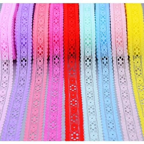 20mm/9m lace ribbon clothes bedding DIY handmade headdress curtain clothes accessories gift decoration 2cm Bud silk