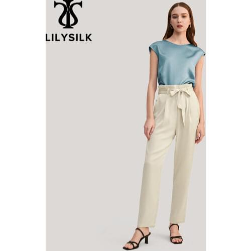 LILYSILK Women's Straight Trousers