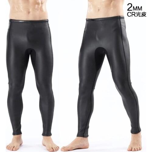 MYLEDI 2mm neoprene men diving pants for spearfishing snorkeling surfing keep warm wetsuit long pants