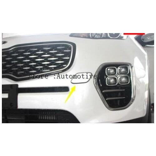 Car styling front bumper headlight washer cover For KIA Sportage QL 2016 2017 2018 KX5 Car Accessories