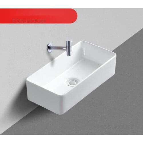 Mini Wall Hanging Wash Basin Balcony Ultra Narrow Bathroom Sinks Ceramic Platform Basin Home Wall Hanging Bathroom Washbasins
