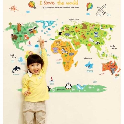 Nonslp-mats Cartoon Wall Stickers