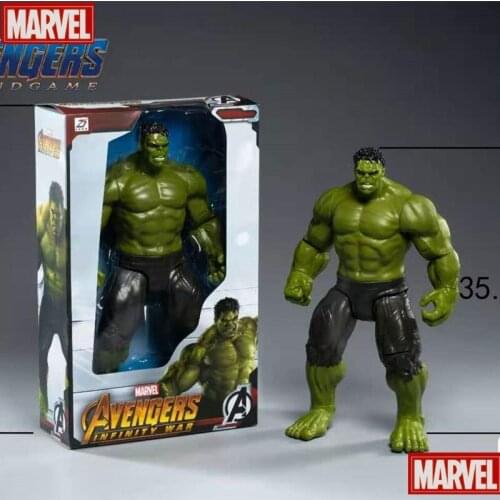 14 inch 36cm genuine Marvel Hulk Avengers union large male toy handmade doll model birthday gift