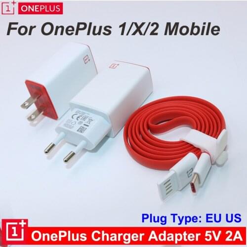 Original Oneplus 2 / 1 / X Micro USB To TYPE C Cable 5V 2A EU / US Charger Adapter For Xiaomi Mi 5 5X 6 Redmi 4 4A Note 3 4X 5A