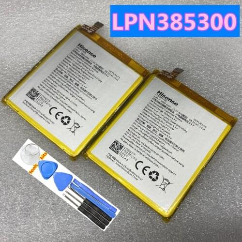 Original New High Quality 3000mAh 11.55Wh 3.85V LPN385300 Battery For Hisense F23 F23M Mobile Phone