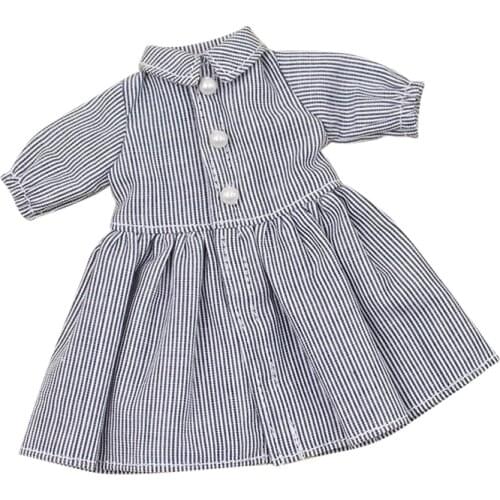 ICY DBS Blyth doll dress gray dress with Button only dress