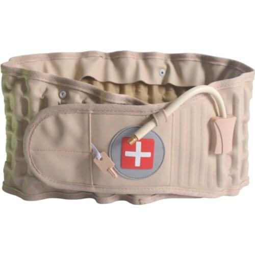 Lumbar Back Strap, Traction Device, Inflatable Waist Clamp Belt with Pump, Inflatable Massager, Waist Protector, Waist Protector