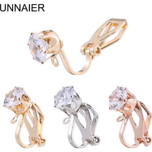Triangle ear clip female invisible painless diamond ear clip artifact no hole high sense earrings change ear clip converter