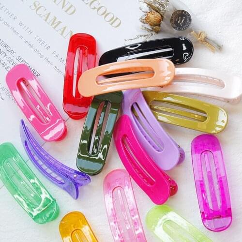 11cm Color Hair Claws Duckbill Clip Women Hair Accessories Fashion Adult Hairpins Barrettes Hair Clips for Women