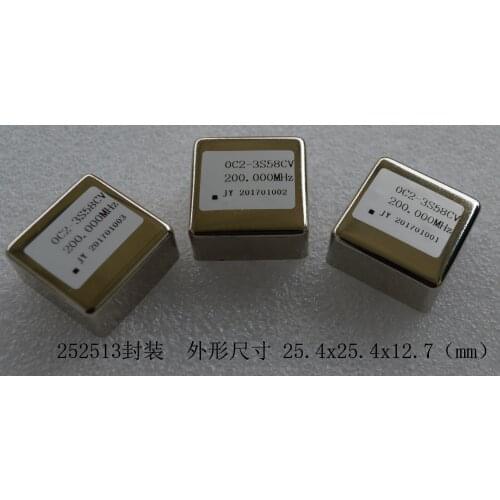 1pcs 200.000MHz OCXO Constant Temperature Crystal Oscillator VCOCXO 25x25x13 Mm Low Noise and Low Power Consumption