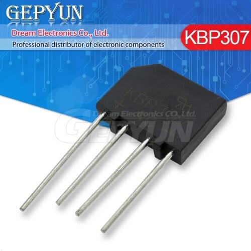 10pcs free shipping KBP307 700V 3A ZIP Bridge Rectifiers