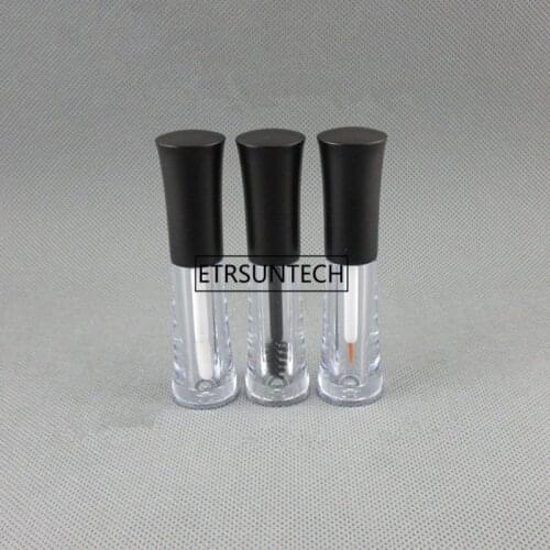 2ml Cosmetic Clear Mascara Tube with black Cap, DIY Empty Beauty Lip Gloss Bottle, Makeup Eyeliner Containers F20171608