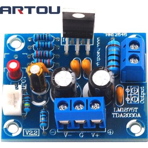 20W HIFI LM1875T Mono Channel Amplifier Board Stereo Audio Amplifier Module Kit for DIY Integrated Circuits