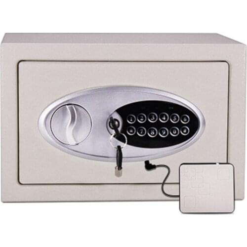 31x20x20cm Family Office Full Steel Small Mini Single Door Safe Deposit Box Home Electronic Lock Strongarmer Anti-theft Case