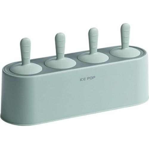 4 Slots Ice Cream Mold Popsicle DIY Tool Silicone Ice Mold Children Dessert Ice Cream Mold Kitchen Tools DIY Ice Cream Mold