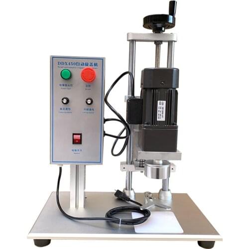 1PC Automatic Capping Machine, round caps,capping diameter 10-50mm screw capper machine, bottle cap lid electric 220V