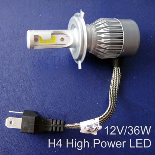 High quality 12V 36W H1 H3 H4 H7 H8 H11 9005 9006 Car Led Fog Lamp,Auto H4 High power Led Bulb Lamp light free shipping 2pcs/lot