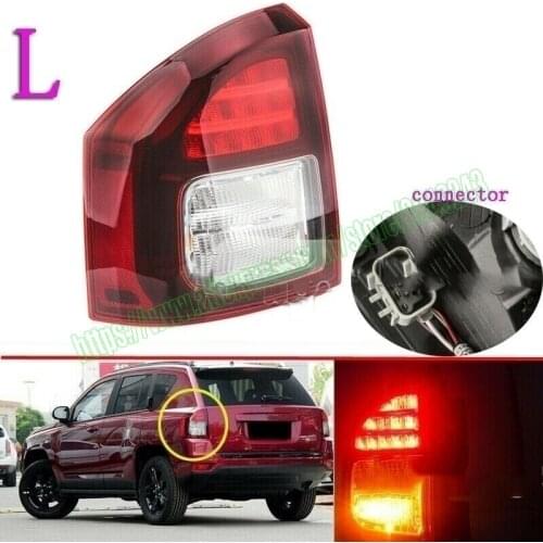 Car accessories LED For 2014 2015 2016 2017 Jeep Compass Rear Tail Brake Light Left Driver Side Taillight assembly