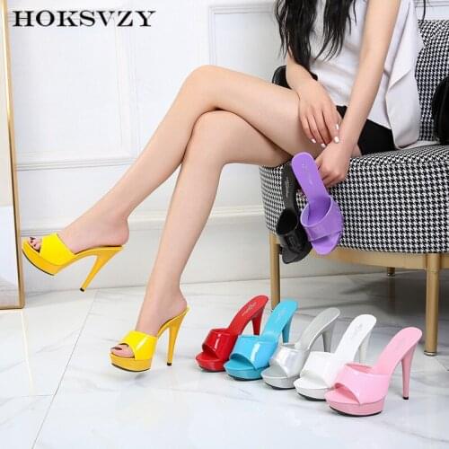 HOKSZVY Wedge Heel Sandals Shoes High Heels Sexy Male Beach Custom Sandal Ladies Sandals Slippers canady color sandals LFD