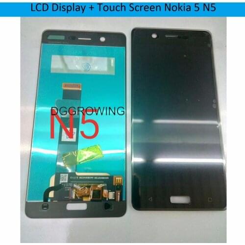 DGGROWING No Dead Pixels 100% ORIGINAL 5.2" IPS Screen For NOKIA 5 N5 LCD Display Touch Screen Assembly Replacement + Free Tools