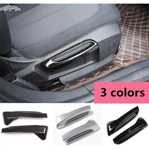 Car Seat Adjustment Power Wrench Booster Decoration Cover Trim For BMW 1 series Sedan 2 Series Tourer ABS carbon/chrome styling