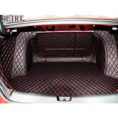 Good quality! Special trunk mats for Honda Civic 2017 waterproof cargo liner mats boot carpets for Civic 2018-2016,Free shipping