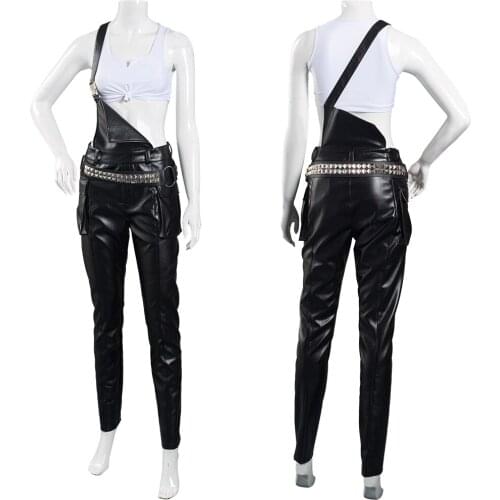 Game 2077 Judy Cosplay Costume Women Crop Tops Overalls Uniform Suit Outfits Halloween Carnival Party Clothes