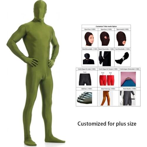 Zentai Costumes Full Body Spandex Cosplay Clothes Skin Suit Catsuit Halloween Costumes Adult Bodysuit Unisex unitard