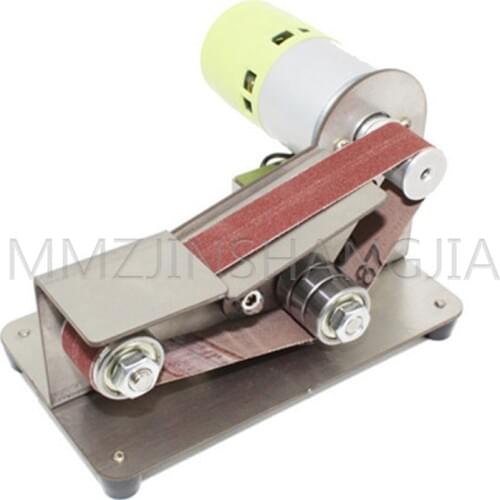 Multifunctional Desktop Belt Machine DIY Polishing And Polishing 100W High-Power Belt Machine Woodworking Tools