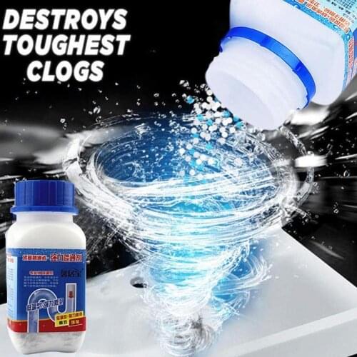 Powerful Pipe Dredging Agent Closestool Toilet Drain Sewer Cleaner Clogging Kitchen Unblocker Deodorization Sink Dredge Pow