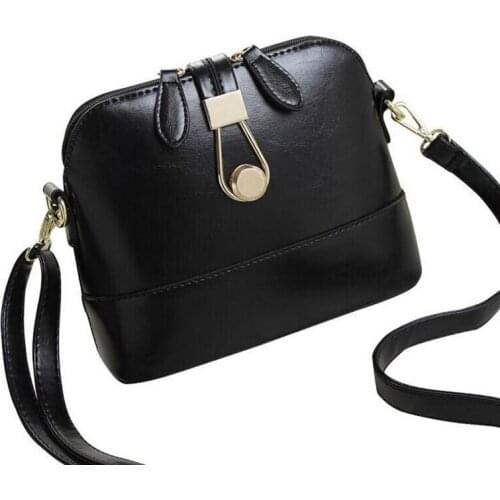 2020 New Korean Fashion Simple Shell Bag Womens Bag Shoulder Bag Messenger Bag Small Bag Shoulder & Crossbody Bags Cow Leather
