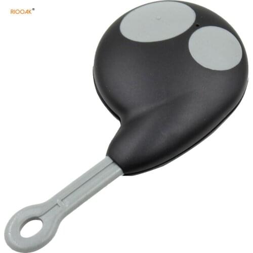 RIOOAK New 5pcs/lot for Honda Key Shell 2 Buttons Fits for Toyota for Cobra Alarm Keyless Entry Fob Case No logo