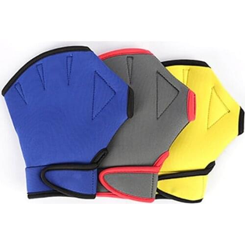Diving Gloves Snorkeling Dive Swimming Paddles Palm Webbed Scratch-Resistant Hand Guard