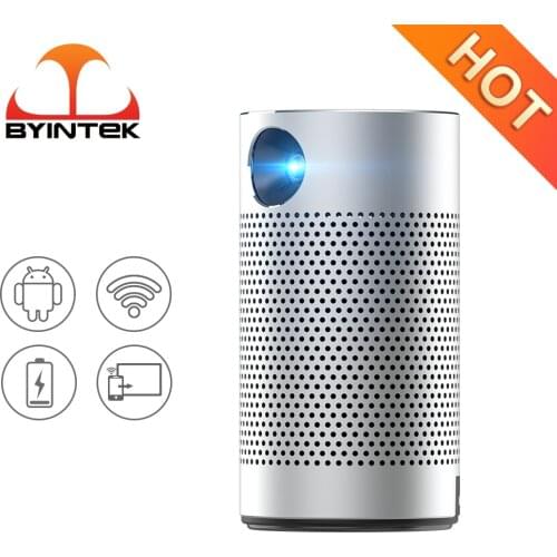 BYINTEK P7 Mini Portable Pico Smart Android Wifi 1080P 4K TV LAsEr LED Home Theater Phone DLP Projector for Mobile Cinema