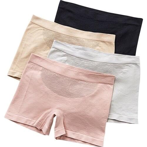 Safety Seamless Shorts Pants Shapewear for Women Nylon High Waist UnderPants Girls Female Panties Slimming Lingeries