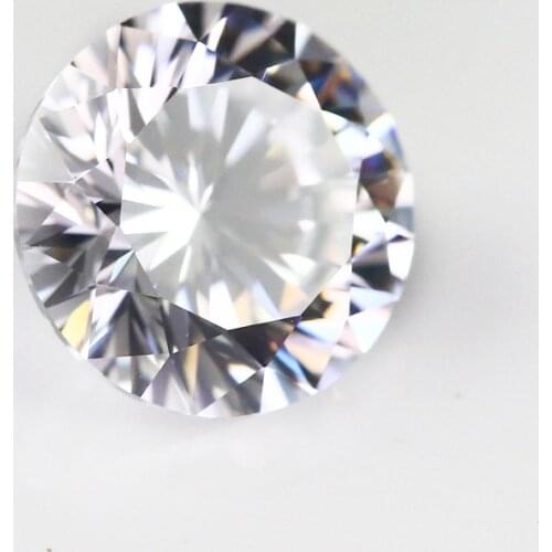 Wuzhou hot sale charming loose moissanite 3mm -4mm small size DVVS white color round shape moissanite diamonds for necklace